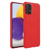 Samsung Galaxy A72 İnce Mat Silikon Kılıf Kırmızı thumbnail 1