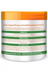 Cantu Argan Yağlı Onarıcı Durulanmayan Saç Bakım Kremi 453GR - 3