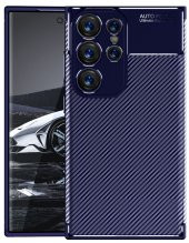 Samsung Galaxy S23 Ultra Kılıf Sert Korumalı Zırh Karbon Fiber Kapak - 2