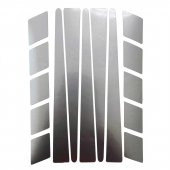 Şerit Tasarımlı Yaldızlı Gümüş Motosiklet Kask Sticker Çınar Extreme thumbnail 2