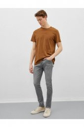 Erkek Jean Pantolon Gri - 1