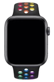 Apple Watch Series 3 42 MM Fileli Kordon Siyah-Renkli thumbnail 2