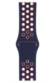 Apple Watch Series 4 40 MM Fileli Kordon Lacivert-Pembe - 1