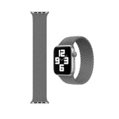 Apple Watch SE 40 MM Tek Parça MEDİUM Hasır Kordon Gri - 2