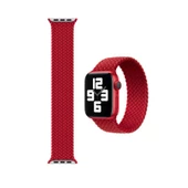 Apple Watch 3 38 MM Tek Parça LARGE Hasır Kordon Kırmızı thumbnail 2