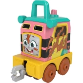 Orjinal Thomas ve Arkadaşları Pilli Motorlu Büyük Trenler VİNÇ GRUE Fisher Price Thomas Pilli Motorlu Tren thumbnail 4