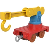 Orjinal Thomas ve Arkadaşları Pilli Motorlu Büyük Trenler VİNÇ GRUE Fisher Price Thomas Pilli Motorlu Tren thumbnail 3