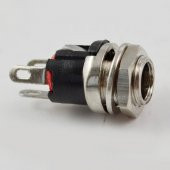 Panel Tipi Metal Dişi DC Barrel Jack - Önden Somunlu - 1