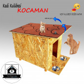 Kedi Kulübesi Kocamanred - Kedi Evi - Shıngle Çatı Kaplamalı - 1