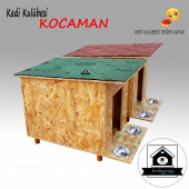 Kedi Kulübesi Kocamanred - Kedi Evi - Shıngle Çatı Kaplamalı - 6