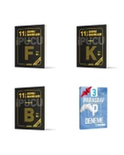 11.Sınıf Fizik Kimya ve Biyoloji İPUCU Soru Bankası - 1