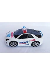 Oyuncak Polis Arabası Pilli Çarptıkça Yön Değiştiren Işıklı Sesli Polis Arabası - 4