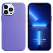 Apple iPhone 13 Pro Max 6.7'' Liquit Lansman Silikon Lila - 1