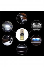 Mavi Renk 2 Adet 12v Uyumlu T10 Dipsiz Led CANBUSLÜ - 5