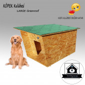 Köpek Kulübesi Greenroof L - Kedi Köpek Kulübesi Ahşap Kulübe - 4