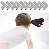 BUFFER® Kauçuk Bebek Çocuk Masa Sehpa Ünite Kenar Köşe Darbe Koruyucu Güvenlik Kiti - 1