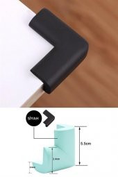 BUFFER® Kauçuk Bebek Çocuk Masa Sehpa Ünite Kenar Köşe Darbe Koruyucu Güvenlik Kiti - 2