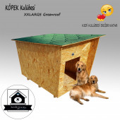 Köpek Kulübesi Greenroof Xxl Dev - Shıngle Kaplamalı Ahşap Kulübe - 1