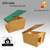 Köpek Kulübesi Greenroof Xxl Dev - Shıngle Kaplamalı Ahşap Kulübe - 3