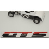 Volkswagen Scirocco GTS Bagaj Siyah Kırmızı Metal 3M 3D Bagaj Yazı Logo - 3
