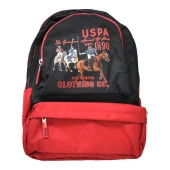 U.S. Polo Okul Çantası Clothing Go Sırt Çantası Kırmızı-Siyah thumbnail 1