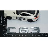 DK Tuning C63 Bagaj Krom ABS 3M 3D Yazı Logo Benz İle Uyumlu thumbnail 4