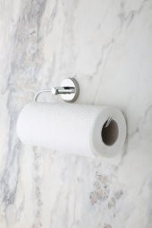 Ceria Krom Eko Solo Havlu Kağıdı Askısı Solo Havluluk İster Yapıştır İster Montajla - 2