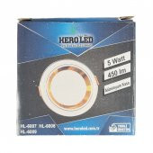 5 WATT LED SPOT BEYAZ - GOLD KASA ÇİFT RENK (BEYAZ IŞIK VE GÜN IŞIĞI) HL-6009B - 4
