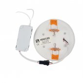 3 + 3 WATT LED SPOT BEYAZ KASA ÇİFT RENK (BEYAZ IŞIK VE KIRMIZI) HL-6021BK - 2