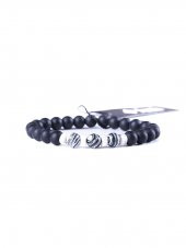 JTAW23DOB1248 MALAHİT HAVLİT ONYX DOĞALTAŞ BİLEKLİK - 1