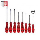 İzeltaş Kraft Seri Düz Uçlu Tornavida Seti (8 Parça) 4100008108 - 1