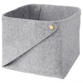 Düzenleyici Kutu ,Gri 28x28x23 cm MeridyenDukkan Dolapİçi ,Aksesuar,Çekmece Düzenleyici thumbnail 1