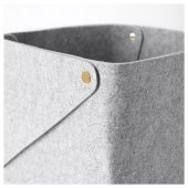 Düzenleyici Kutu ,Gri 28x28x23 cm MeridyenDukkan Dolapİçi ,Aksesuar,Çekmece Düzenleyici thumbnail 2