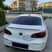Volkswagen Passat CC 2009-2016 Bagaj Üstü Spoiler Çıtası Piano Black-Parlak Beyaz - 1