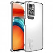 Xiaomi Redmi 10 Kılıf Logo Gösteren Şeffaf Şık Lüx Silikon - 7