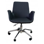 Bilgisayar Sandalyesi Örümcek Yıldız Ayaklı Antrasit Suni Deri thumbnail 2