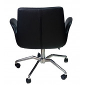 Bilgisayar Sandalyesi Örümcek Yıldız Ayaklı Siyah Suni Deri thumbnail 3