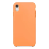 Apple iPhone XR Altı Açık Liquit Lansman Silikon Kehribar Turuncusu - 2