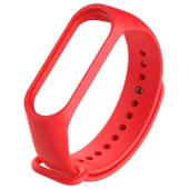 Xiaomi Mi Band 4 Silikon Kordon Kırmızı - 1