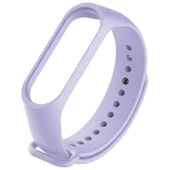 Xiaomi Mi Band 4 Silikon Kordon Lila - 1