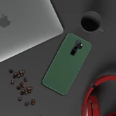 Xiaomi Redmi Note 8 Pro İnce Mat Silikon Kılıf Haki - 3