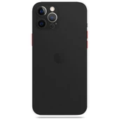 Apple iPhone 12 Pro 6.1'' Transparent Slim Case Siyah - 1