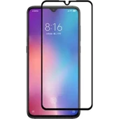 Samsung Galaxy A50 6D Tam Kaplayan Full Cam Ekran Koruyucu Siyah - 1