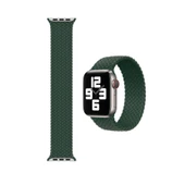 Apple Watch 3 44 MM Tek Parça LARGE Hasır Kordon Yeşil thumbnail 2