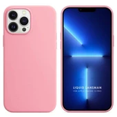 Apple iPhone 13 Pro Max 6.7'' Liquit Lansman Silikon Pembe - 1