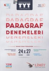 Limit Yayınları TYT Kronometre Paragraf 24X27 Denemeleri - 1