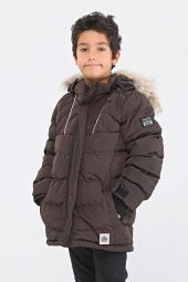 Benittokids Natural Kürklü Erkek Çocuk Kaban 51237 - 3