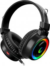 Rampage SN-R10 Alquıst 3.5mm Rgb Mikrofonlu Kulaklık Siyah - 2