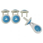 3B Trend Pratik Anahtarlı Çocuk Koruma Priz Kilidi 6 Adet - 3