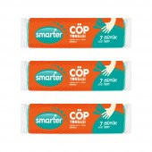 SMARTER 3 LÜ BÜYÜK BOY ÇÖP TORBASI 65x80cm ( ÇÖP POŞETİ ) - 1